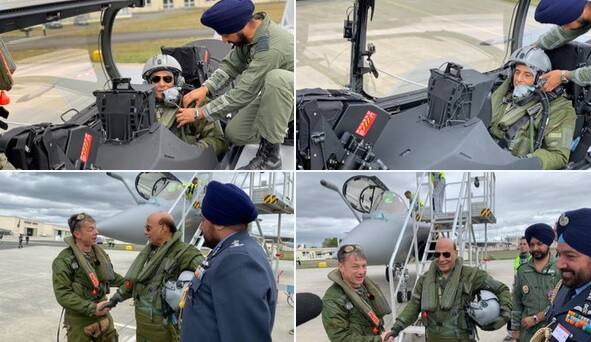 রাজনাথের। প্রথম রাফালের নাম RB-001। RB-র পুরো অর্থ রাকেশ ভাদোরিয়া। যিনি ভারতের বর্তমান বায়ুসেনা প্রধান। চুক্তিতে উল্লেখযোগ্য ভূমিকা থাকার কারণেই তাঁকে এই সম্মান দিল দাঁসো। মোট ৩৬টি রাফাল যুদ্ধবিমান কিনতে ২০১৬ সালে ফ্রান্সের সঙ্গে চুক্তি হয় ভারতের।