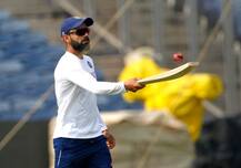 দেখুন, নেট প্র্যাকটিসে কার বলে বোল্ড হলেন কোহলি?