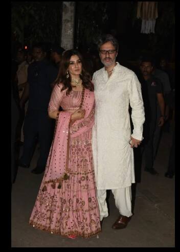 স্বামীর সঙ্গে রবিনা টন্ডন