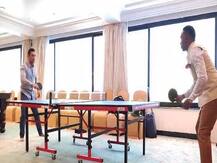 টেবিল টেনিসে ডোয়েন ব্র্যাভোর সঙ্গে টক্কর ধোনির, ভিডিও শেয়ার করল সিএসকে