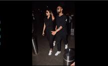 দেখুন, এয়ারপোর্টে ক্যামেরাবন্দি বিরুষ্কা, পোশাকে রংমিলান্তি