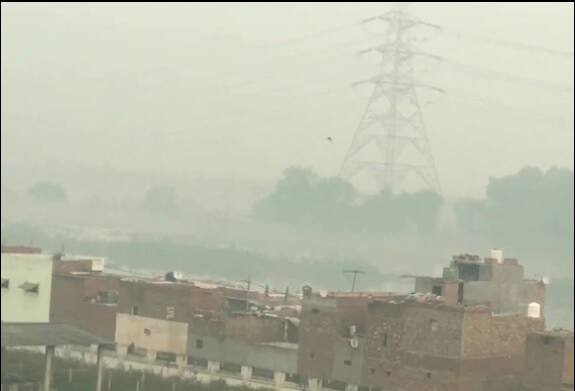 দিল্লির গাজিয়াবাদ অঞ্চলের সকালের ছবি