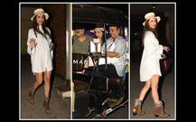 দেখুন, বোনের বাড়ি ডিনার সেরে অটোয় চড়ে ফিরলেন মালাইকা