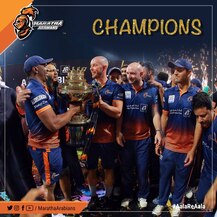 ডেকান গ্ল্যাডিয়েটর্সকে ৮ উইকেটে হারিয়ে প্রথমবার আবু ধাবি টি ১০ লিগ চ্যাম্পিয়ন মরাঠা আরবিয়ানস