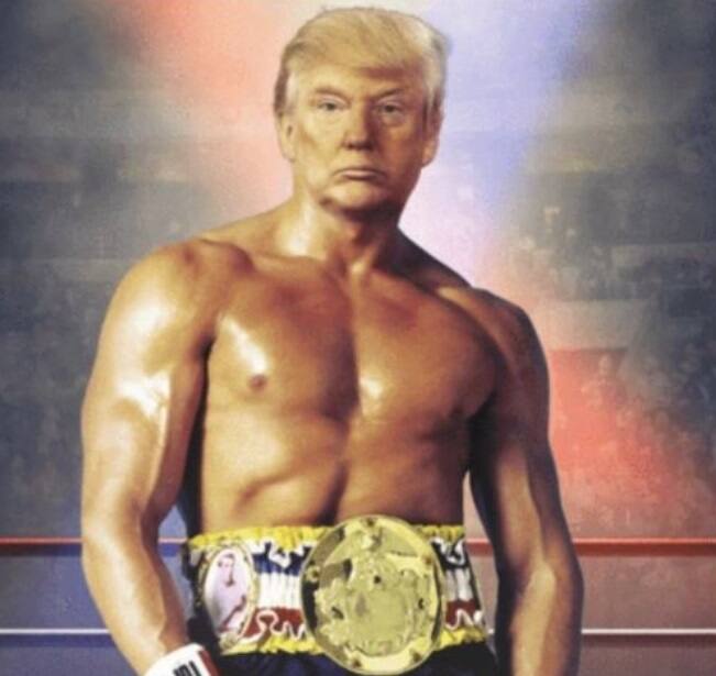 স্ট্যালোনের শরীরে ট্রাম্পের মুখ! 'বক্সার' ছবি পোস্ট করলেন মার্কিন প্রেসিডেন্ট trump-tweets-doctored-image-of-himself-as-rocky স্ট্যালোনের শরীরে ট্রাম্পের মুখ! 'বক্সার' ছবি পোস্ট করলেন মার্কিন প্রেসিডেন্ট