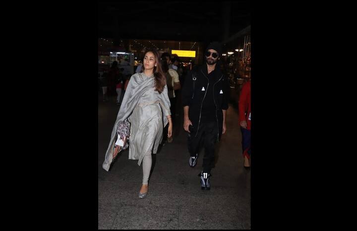 বিমানবন্দরে যদিও মীরা ও শাহিদের সন্তানদের সঙ্গে দেখা যায়নি। 