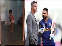 শিশুর ব্যাটিংয়ের ভিডিও পোস্ট করে পিটারসেন বললেন, ‘ওকে দলে নিতে পার?’ কোহলির জবাব, ‘ও কোথাকার? অবিশ্বাস্য’
