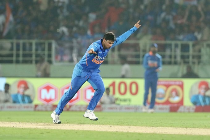 India won by 107 runs, level series রোহিত-রাহুলের দুরন্ত শতরানের পর কুলদীপের হ্যাটট্রিক, ১০৭ রানে জিতে সিরিজে সমতা ফেরাল ভারত