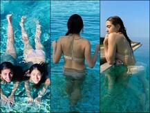 দেখুন! বন্ধুর সঙ্গে সমুদ্রতীরে ছুটি কাটাচ্ছেন সারা আলি খান