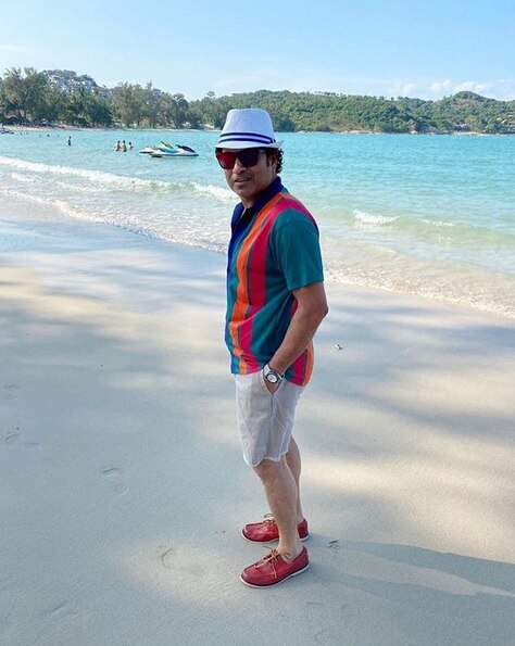 Sachin Tendulkar shares picture from vacation in Thailand তাইল্যান্ডে ছুটি কাটাচ্ছেন সচিন