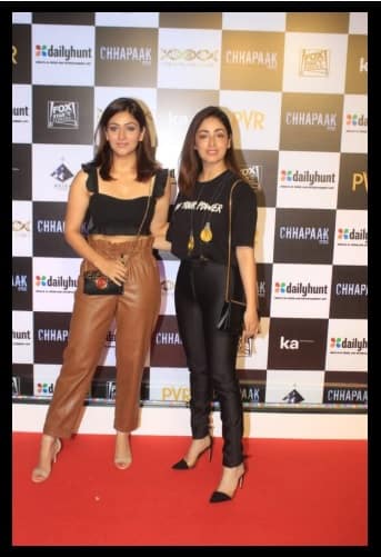 বোন সুরিলী গৌতমের সঙ্গে এসেছিলেন ইয়ামি।