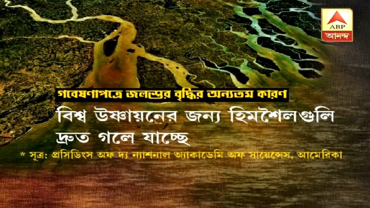 গলছে হিমবাহ, বাড়ছে সমুদ্রের জলস্তর, ডুবতে পারে দুই বাংলা, গবেষণাপত্রে উদ্বেগ