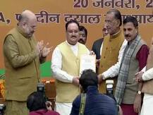 বিনা প্রতিদ্বন্দ্বিতায় বিজেপির সর্বভারতীয় সভাপতি নির্বাচিত হলেন জেপি নাড্ডা