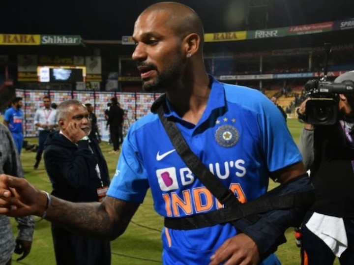 Shikhar Dhawan ruled out of T20I series vs New Zealand due to shoulder injury কাঁধে চোট, নিউজিল্যান্ড সফরে টি-২০ সিরিজ থেকে ছিটকে গেলেন ধবন, পরিবর্ত সঞ্জু?