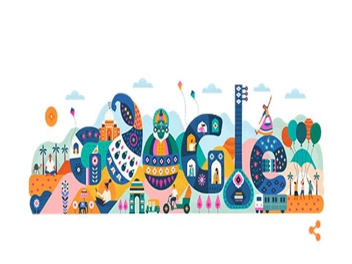Google marks India's 71st Republic Day with a doodle depicting country's rich cultural heritage বিশেষ ডুডলের মাধ্যমে ভারতের প্রজাতন্ত্র দিবসকে শ্রদ্ধা গুগলের