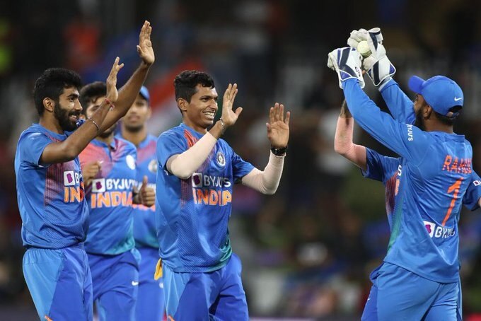 India beat New Zealand in fifth T-20 match by 7 runs, win series 5-0 রোহিতের অসাধারণ ইনিংসের পর বুমরাহ-নবদীপের দুরন্ত বোলিং, পঞ্চম ম্যাচও জিতে সিরিজ হোয়াইটওয়াশ ভারতের