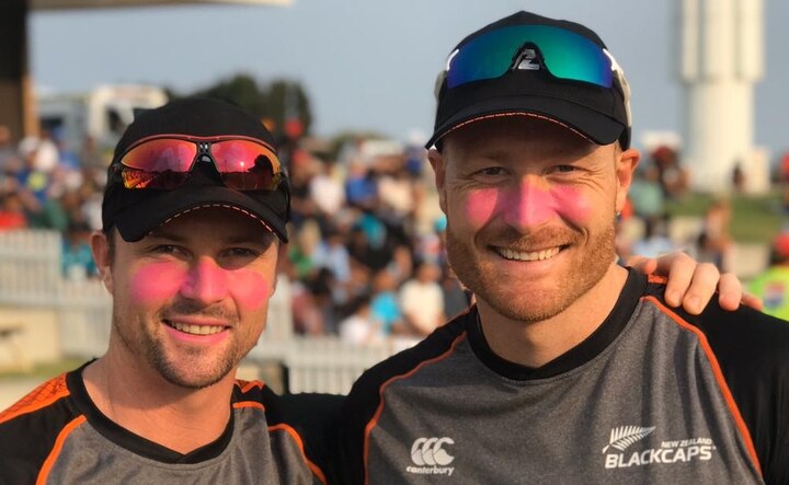 Why did New Zealand cricketers wear pink paint on their faces in T20I against India?    জানেন, হোয়াইটওয়াশের দিন মুখে কেন গোলাপি জিঙ্ক মাখলেন কিউইরা?