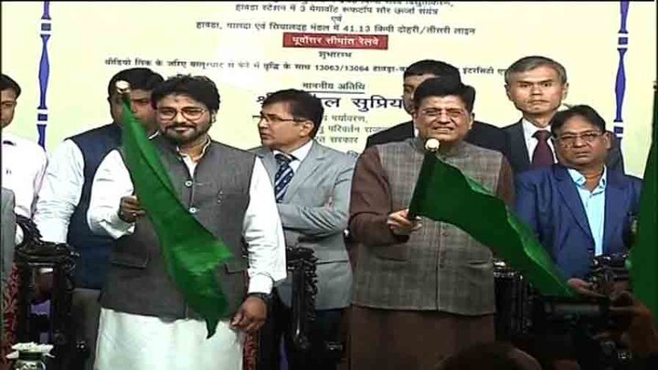 Railway Minister inaugurated East-West Metro উদ্বোধন করলেন রেলমন্ত্রী, যাত্রা শুরু ইস্ট-ওয়েস্ট মেট্রোর