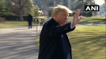 আগামীকাল সকাল সাড়ে এগারোটা নাগাদ আমদাবাদ পৌঁছনোর কথা ট্রাম্পের। ছবি সৌজন্যে এএনআই