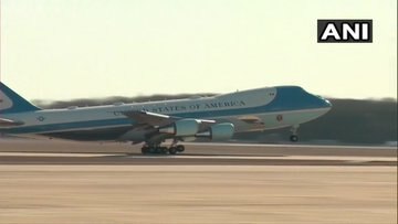 ট্রাম্পের সফর উপলক্ষে নিরাপত্তাও জোরদার করা হয়েছে। ছবি সৌজন্যে এএনআই 