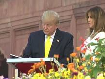 মেনুতে ছিল গুজরাতি পদ খামান, ব্রকোলি সামোসা, নানা ধরনের চা, সবরমতী আশ্রমে কিছুই খাননি ট্রাম্প-মেলানিয়া