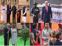ভারত সফরের দ্বিতীয় দিনে দিল্লিতে ট্রাম্প, দেখুন সারাদিনের কর্মসূচীর কিছু ছবি