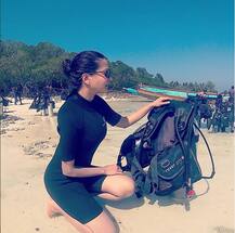 আন্দামান বেড়াতে গিয়েছিলেন রাইমা, দেখুন ছবি