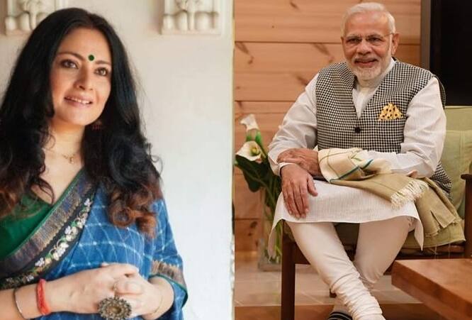 Kurta gifted to Modi designed by Agnimitra Paul নিজে হাতে কুর্তা বানিয়ে মোদিকে উপহার অগ্নিমিত্রার, ‘মাপ’ বললেন মমতারই এক ‘কাছের নেতা’