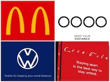 করোনা ভাইরাস: সামাজিক দূরত্বে উৎসাহ দিতে লোগো বদলাল একাধিক বহুজাতিক সংস্থা