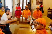 ছবিতে দেখুন: ২৫ বছর পর বেলুড় মঠে সৌরভ, বিতরণ করলেন ২ হাজার কেজি চাল