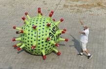 ছবিতে দেখুন: অতিমারীর বিরুদ্ধে সচেতনতা বাড়াতে তেলঙ্গনার রাস্তায় ঘুরছে অভিনব ‘করোনা কার’