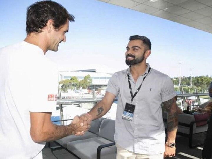 Tennis at home, Virat Kohli challenged by Swiss maestro Roger Federer amid coronavirus lockdown করোনা ভাইরাস লকডাউন: রোনাল্ডো, নাদাল, বিরাটকে বাড়িতেই টেনিস খেলার আহ্বান ফেডেরারের