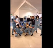 দেখুন, করোনা-জয় করলেন রোগী, আনন্দে নাচ ডাক্তারদের