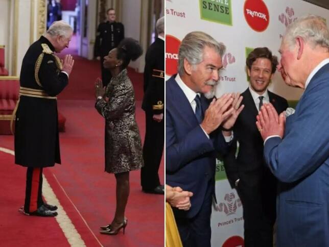 একাধিক বৈঠক, অনুষ্ঠানে মার্কিন প্রেসিডেন্ট, আইরিশ প্রধানমন্ত্রী, ইজরায়েলের প্রধানমন্ত্রী, ফরাসি প্রেসিডেন্ট ও ব্রিটেনের রাজপুত্র চার্লসকে নমস্কারে অভিবাদন করতে দেখা গিয়েছে।