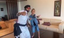 ছেলের সঙ্গে ‘ড্যাডি কুল’ গানের তালে ভাংড়া ধবনের, ভাইরাল হল ভিডিও