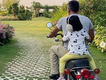 রাঁচির ফার্মহাউসে জীভাকে বাইকে চাপিয়ে ঘুরলেন ধোনি, ভিডিও শেয়ার করলেন সাক্ষী