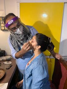 ছবি: 'ভয়ে ভয়ে কাজ , এভাবে বড্ড কঠিন', করোনা বিধি মেনে ফটোশ্যুটে অভিনেত্রী তনুশ্রী