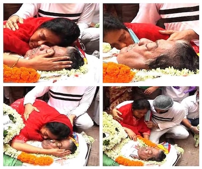 Somen Mitra Cremated At Nimtala Mahashamshan Ghat | 'তুমি ...