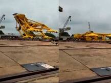 বিশাখাপত্তনমের শিপইয়ার্ডে উল্টে গেল ক্রেন, চাপা পড়ে মৃত অন্তত ১০