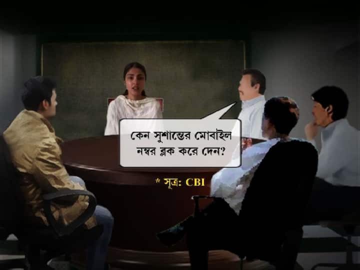 জানতে চাওয়া হয়, কেন সুশান্তর মোবাইল নম্বর ব্লক করেন রিয়া? 