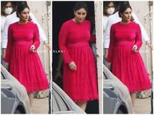 মুম্বইয়ে শ্যুটিং স্পটে দেখা গেল করিনা কপূরকে