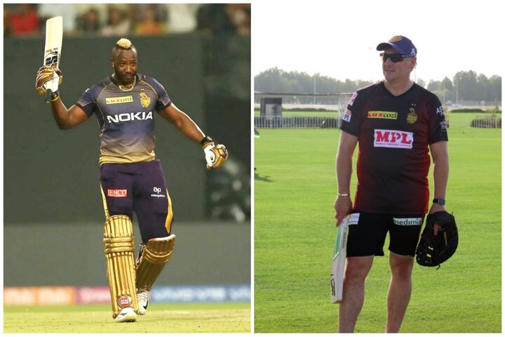 IPL 2020: KKR think tank is in search of right opening pair, Russell could hit double ton if gets 60 balls in number 3, says mentor David Hussey ওপেনার নিয়ে এখনও ধন্দ, তিন নম্বরে নেমে ৬০ বল পেলে ডাবল সেঞ্চুরি করতে পারে রাসেল, বললেন মেন্টর হাসি