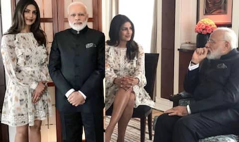 একবার বিদেশ সফরে তাঁর সঙ্গে প্রিয়ঙ্কা চোপড়া দেখা করতে আসেন।