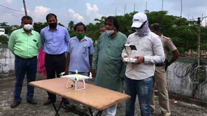 North 24 Parganas: Kamarhati municipality uses drones to tackle Dengue situation amid Coronavirus scare ডেঙ্গি-প্রতিরোধে ড্রোন উড়িয়ে নজরদারি কামারহাটি পুরসভার