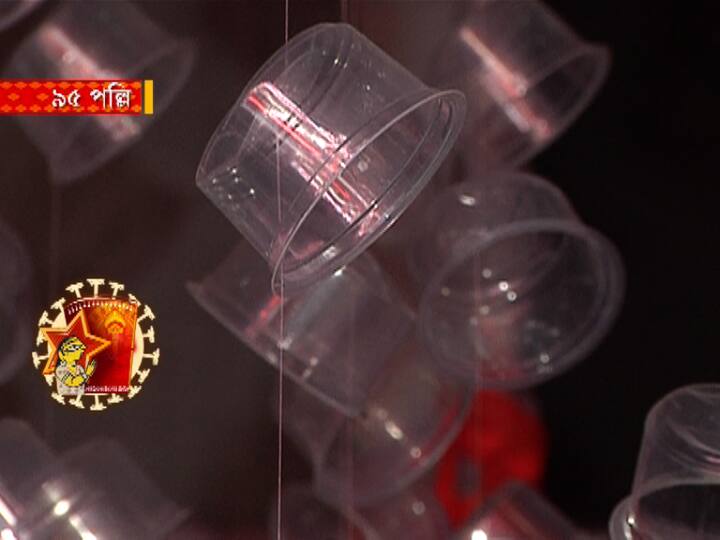 যোধপুর পার্ক ৯৫ পল্লির পুজো প্রস্তুতি ঘুরে দেখল এবিপি আনন্দ।