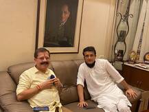 পরনে সাদা পায়জামা-পাঞ্জাবি, ডালমিয়ার বাড়িতে পুজোর আড্ডায় হাজির সৌরভ