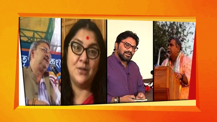  West Bengal assembly election 2021 TMC VS BJP over defection, Kalyan vs Locket and Babul vs Jitendra Tiwari দলবদল ইস্যুতে তৃণমূল ও বিজেপির টানাপোড়েন, লকেট বনাম কল্যাণ, বাবুল বনাম জিতেন্দ্র