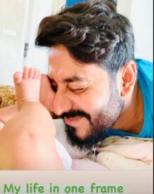 দেখতে দেখতে হতে চলল ২ মাস, ইউভানের ছোট্ট দুটো পায়ের আদরে বিহ্বল রাজ