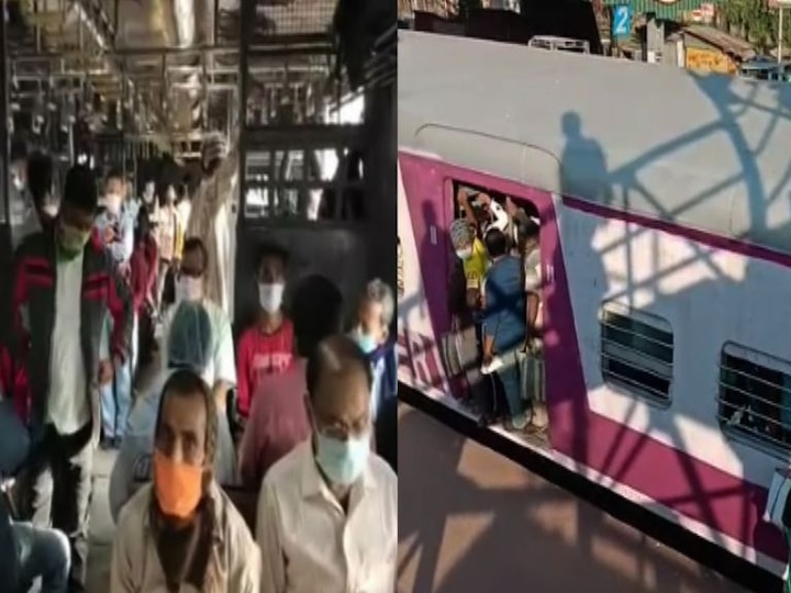 Sealdah Howrah Local Train Service Local Suburban Train Unlock 6 Social Distancing Thermal Screening Sanitization Huge Crowd অফিস টাইমে বাড়ল লোকাল, ভিড় কমল কি?