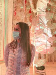 শৈশবের স্মৃতি! জলপাইগুড়ির পাড়ার কালীপুজোয় মিমি যেন ঘরের মেয়ে, রইল এক্সক্লুসিভ ছবি